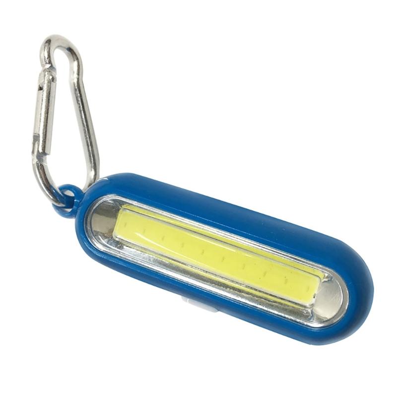 Mini Keychain Pocket Torch Battery Powered LED Light Flashlight Lamp, Strong Light Small Keyring Light Torch Flashlight
