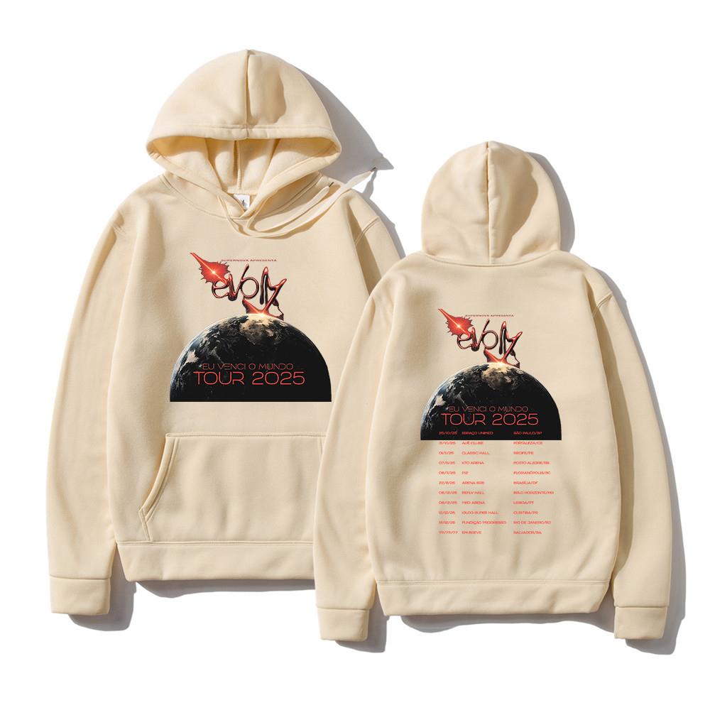 Rapper Veigh EVOM Tour 2025 Hoodie New Fashion Men/women Hoodies Harajuku Winter Clothes Pullover Sweatshirt Vintage
