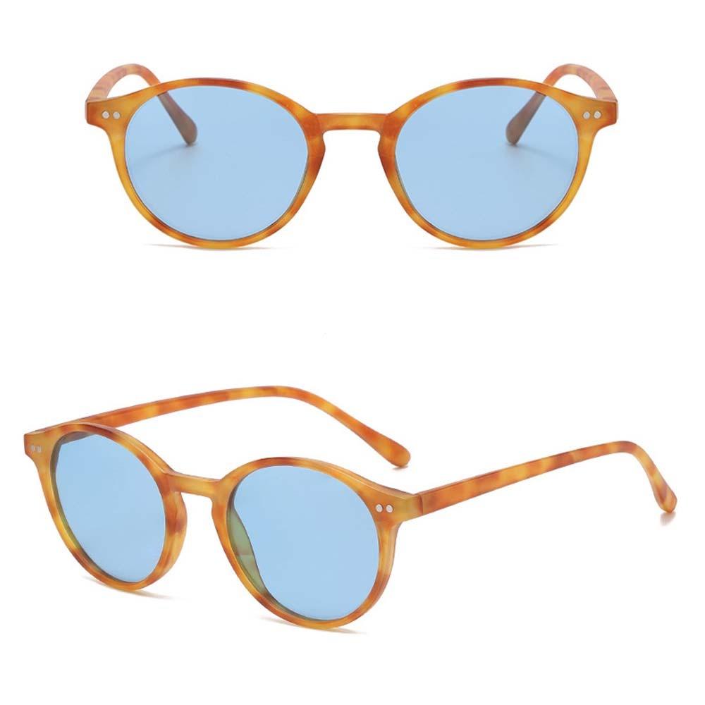 Leopard Print Unisex Sunnies TR Anti-UV Glasses New Retro HD Sunglasses  Summer