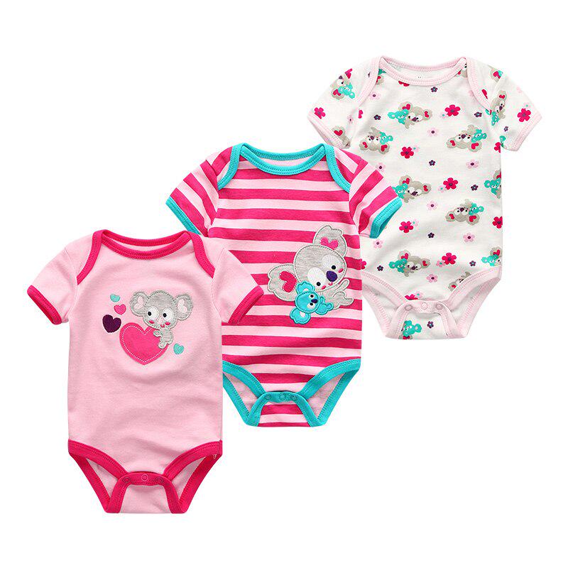 Baby Clothes Infant Bodysuits Short Sleeve Toddler Clothing Boy Girls Clothes Baby Rompers Costumes