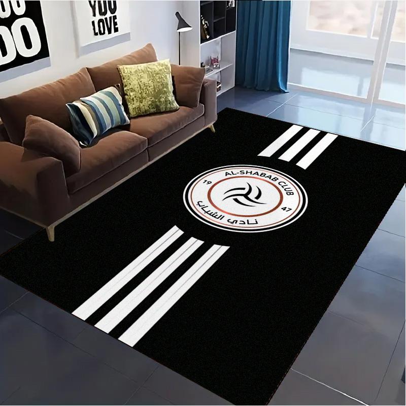 Al Shabab Club Carpet Rug for Living Room Bedroom Home Sofa Decoration,Kids play Non-slip Floor Mat