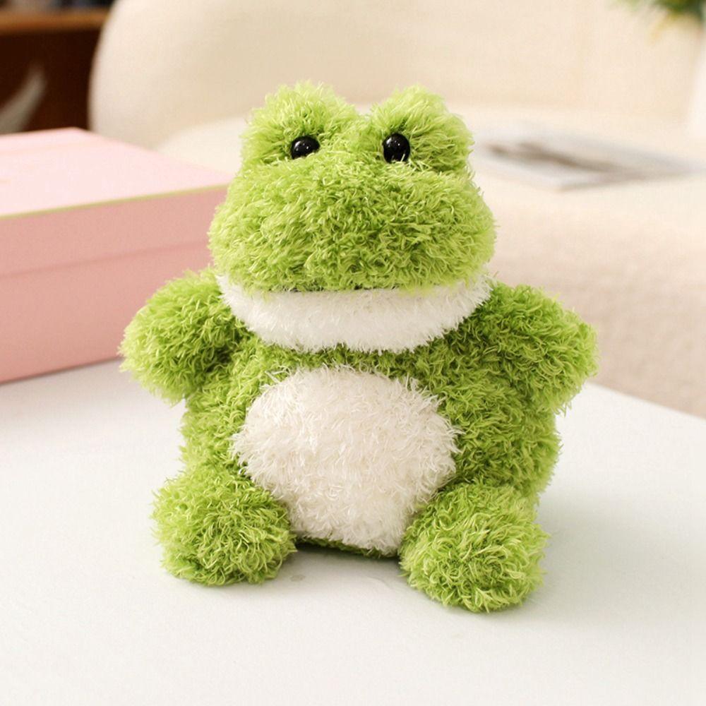 Interactive Simulation Frog Stuffed Toys Handmade Cartoon Sleeping Doll  Kids Gifts
