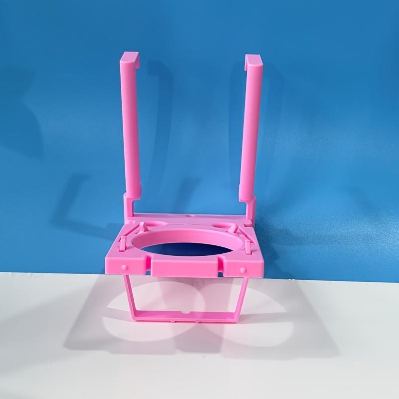 1pc Airplane Multifunctional Cup Holder And Phone Stand, Foldable Aviation Small Tabletop Drink Rack, 2-In-1 Travel Accessory