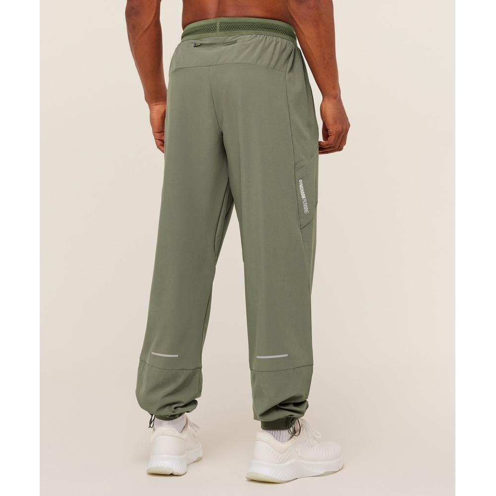 Gymshark Running Joggers Base Green A3b9f Ech1