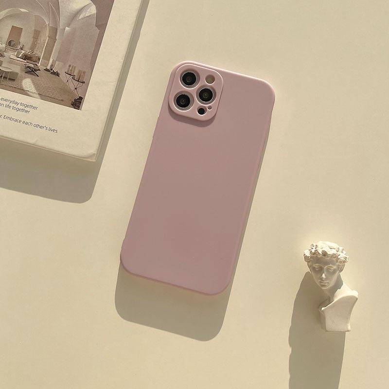 Simple Solid Color 16 Apple 14Pro Max Imitation Original Liquid Silicone Iphone15 Phone Case X Suitable for 11 Soft 13
