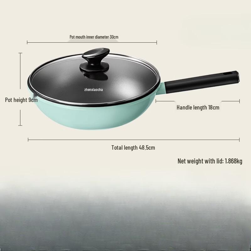Zhang Xiaoquan Teal Series Non-stick Skillet