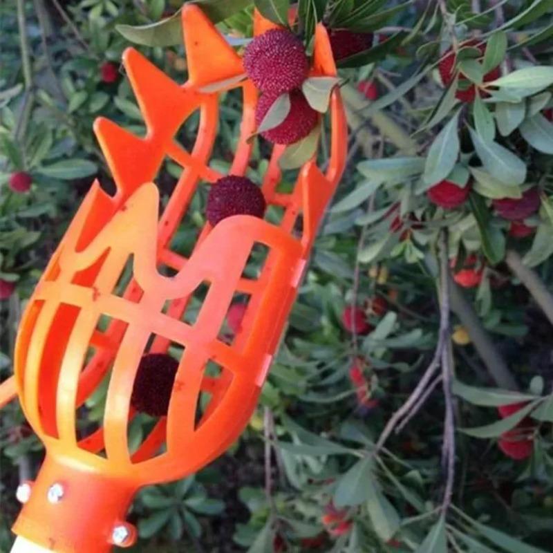 Garden Basket Fruit Picker Head Multi-Color Plastic Fruit Picking Tool Catcher Agricultural Bayberry Jujube Picking Supplies