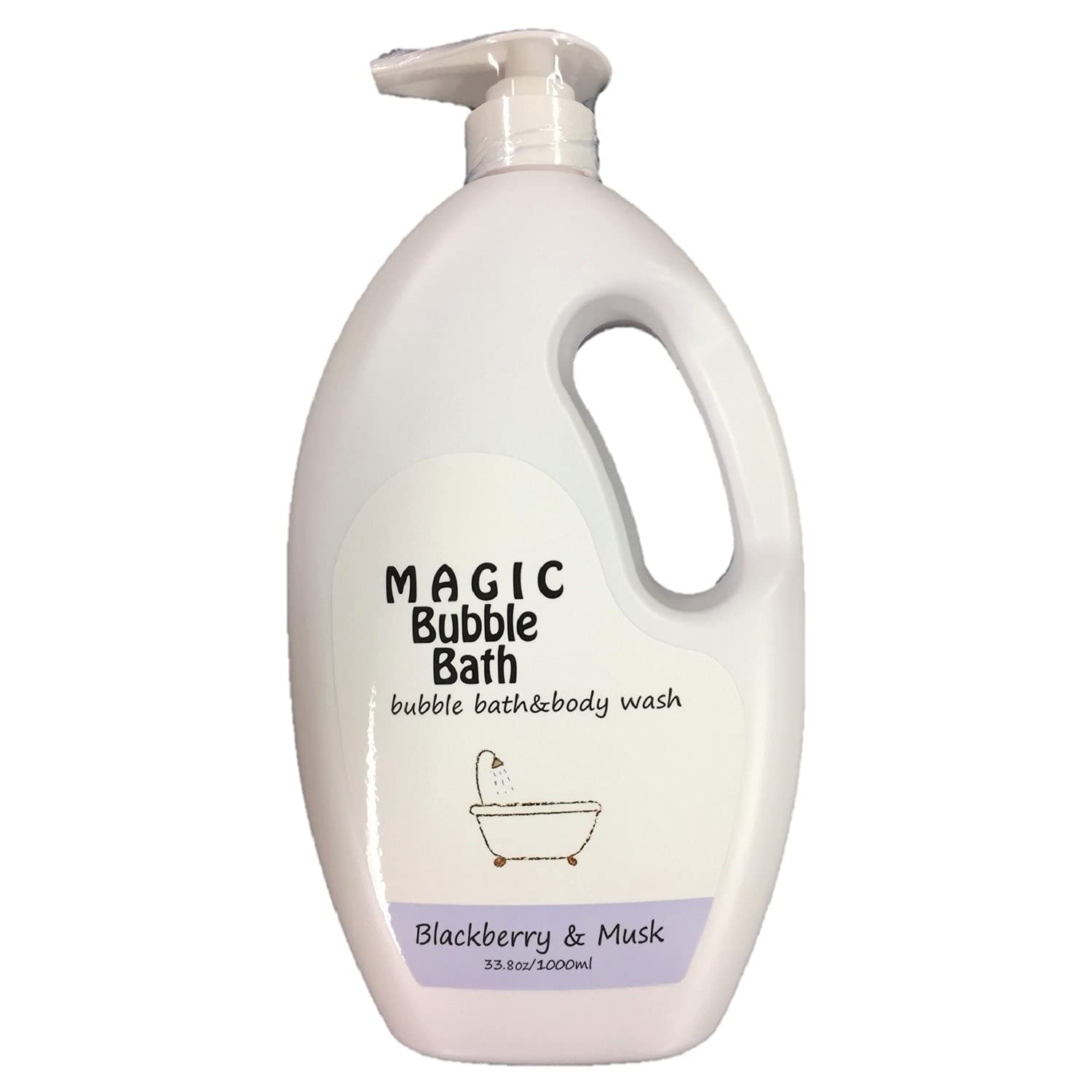 Magic Bubble Bath Bubble Bath & Body Wash 1000ml Blackberry & Musk