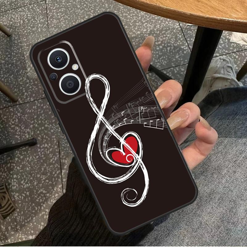 Minimalist Music Lover For OPPO Reno 14 13 12 11 10 Pro 8T 11F 12F 13F 14F 7 8 Lite OPPO Find X8 X6 X5 X9 Pro Case