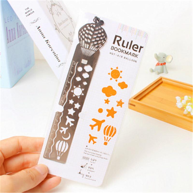 

1 шт., милая кавайная креативная клетка для лошадей, полая металлическая линейка для закладок для детей, студенческий подарок, школьные принадлежности