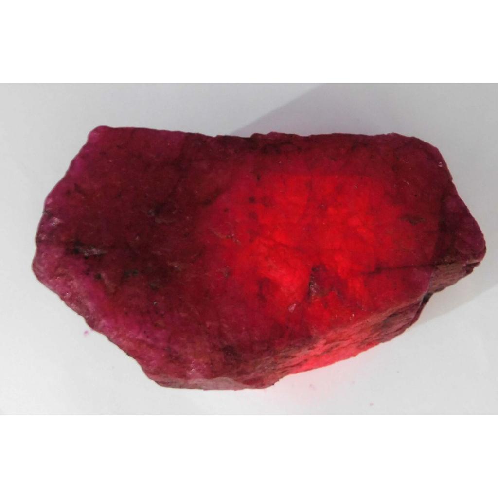NATURAL Red RUBY Huge Rough 1555 Ct Earth Mined CERTIFIED Loose Gemstone AZQ-35