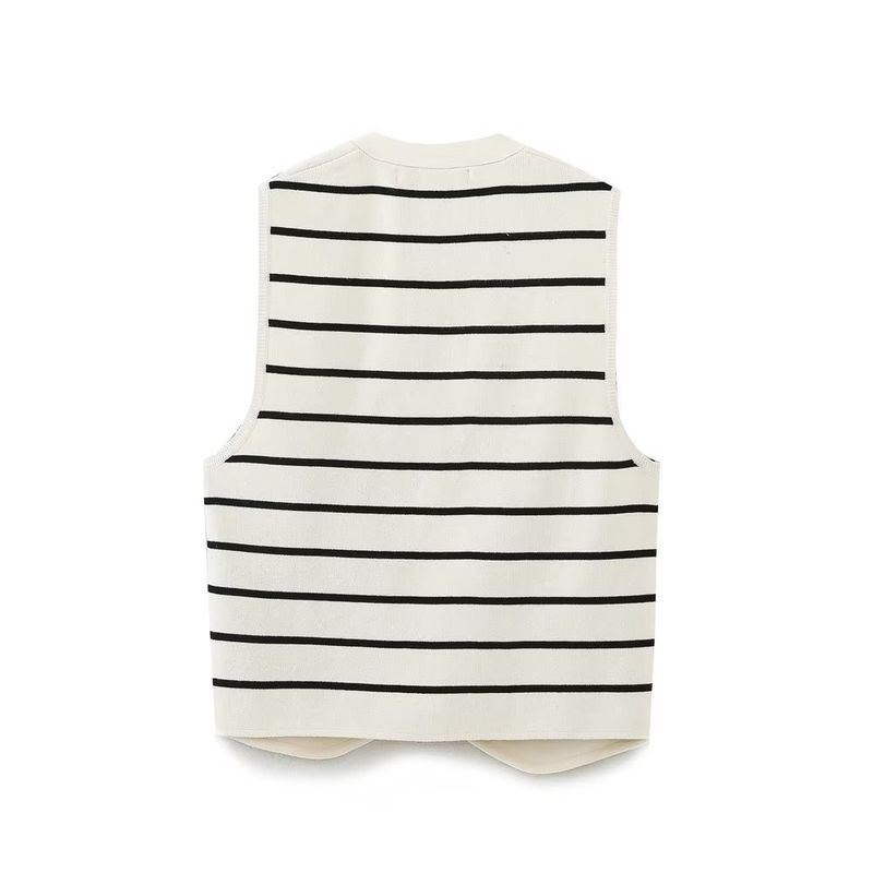 Kaslead Fashion Style Sleeveless Knit Vest Vest