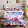 "Dreamy Axolotl Symphony" Bedding Sets Duvet Covers Pillowcases(1* Duvet Cover 2* Pillowcases Without Duvet Insert)