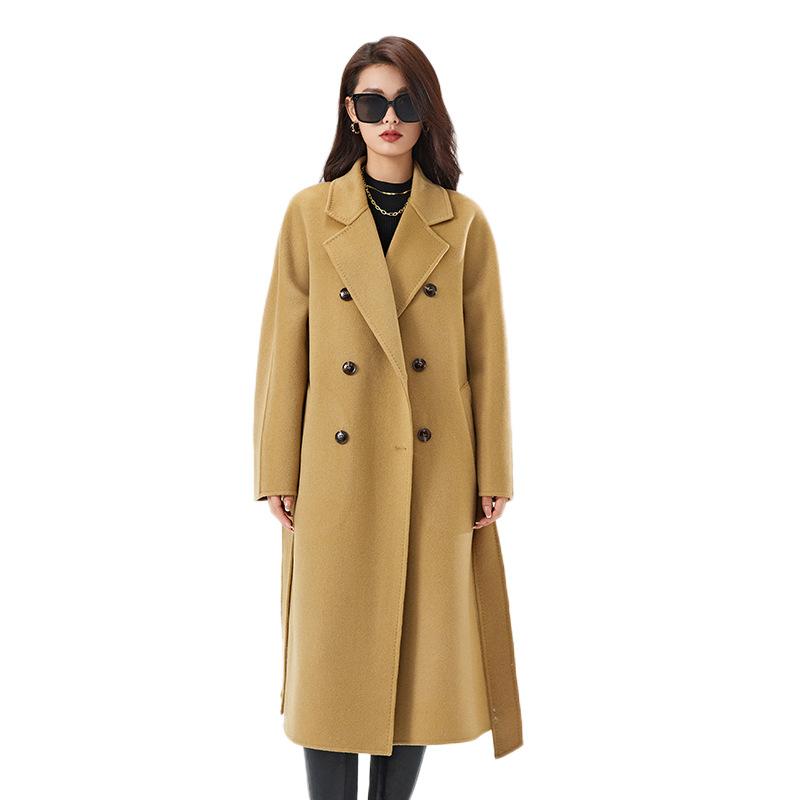 Double-sided woolen coat corporate women's jacket
