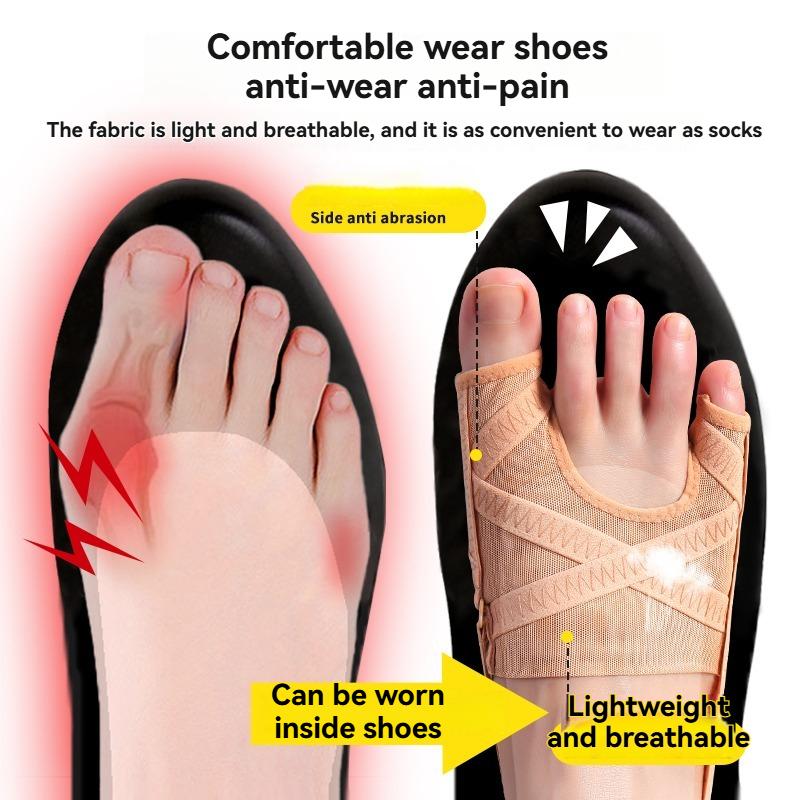 Fabric Bunion Corrector Breathable Adjustable Hallux Valgus Sleeve Spacer Separator Toe Corrector Sports Bunion Socks Running