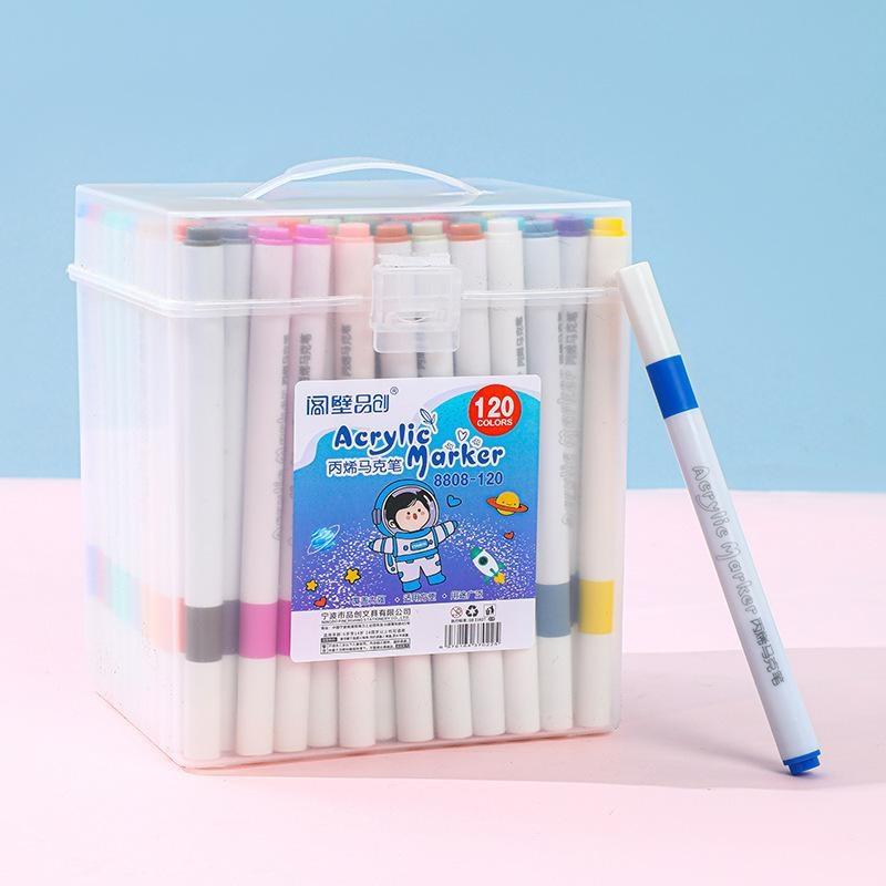 Acrylic Marker Pen Washable Non Bleed Art Pen Quick Dry Ink Markers For Student Kids Diy Drawing Graffiti