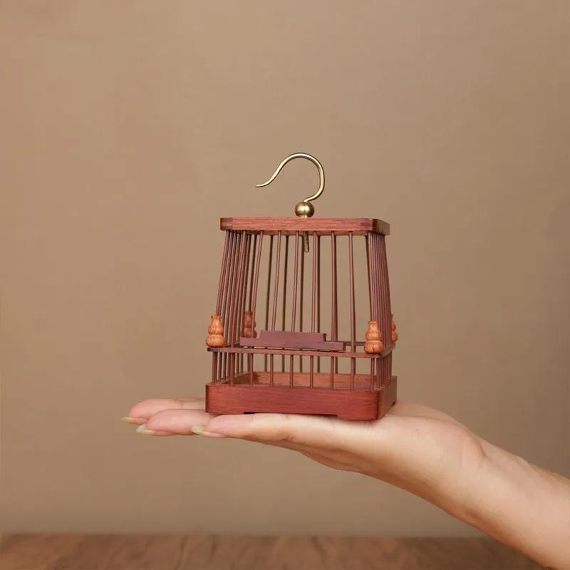 9x7.5cm Grasshopper Cage Cricket Insect Pet Cage House Catcher Feeding Wood Cage Small Parrots Finch Pets Birdcages New