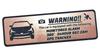 Honami Works Prius 50 Series Early Security Emblem 24-Hour Surveillance Dash Cam GPS Tracker Sticker