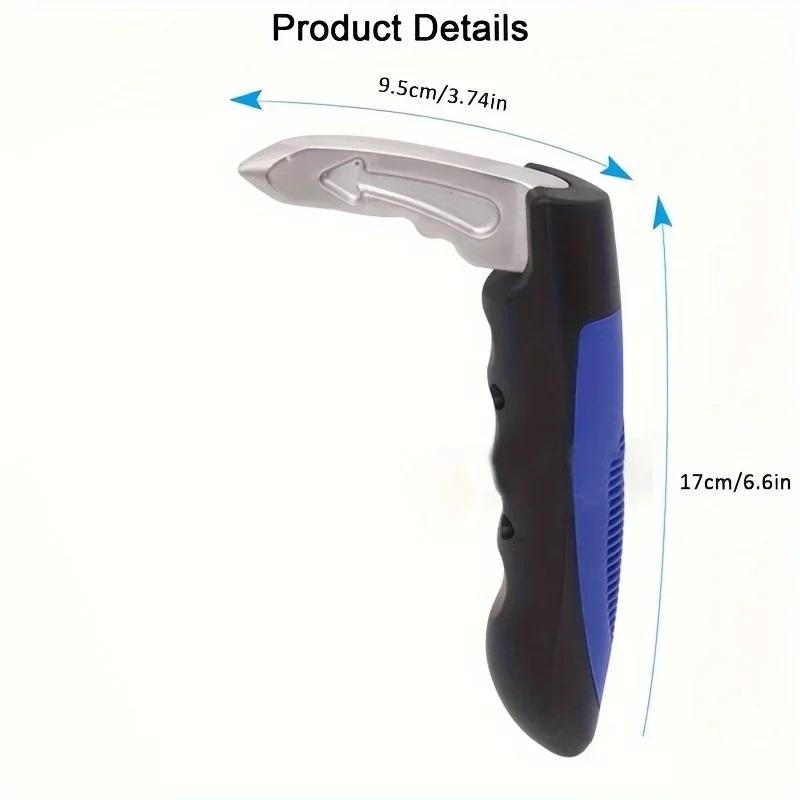 2-in-1 Car Emergency Tool: Universal Door Assist Handle & Window Breaker, Secure Grip, Auto Safety Accessory for Quick Escape