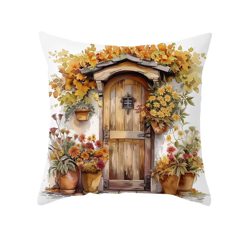 Kissenbezug Bauernhoftiere Serie Bedruckt Kurzer Plüsch Zuhause Sofa Kissenbezug Schlafzimmer Kissenbezug