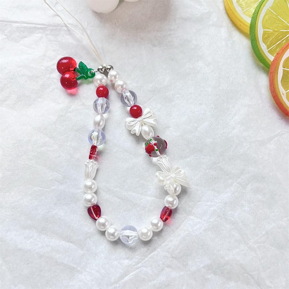 Cute bead phone chain, pendant, bag pendant