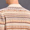Men's 100% Pure Wool Fair Isle Contrast Pullover Sweater