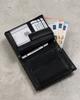 Black Leather Men's Wallet with RFID Protect - Cavaldi