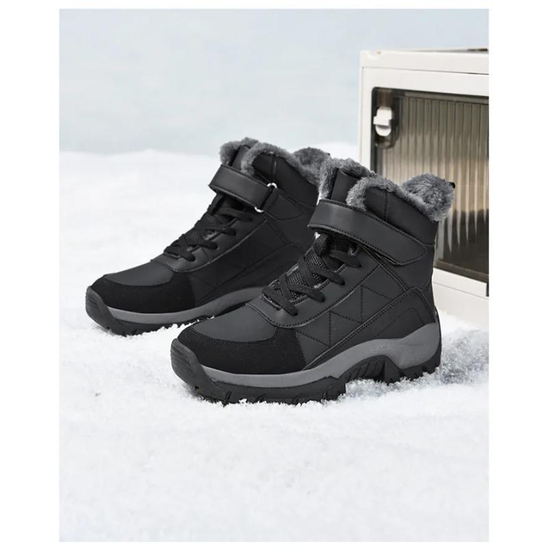 Warm Women's Snow Boots Fashion Outdoor Women Platform Anti-Slip Hiking Boot Waterproof Winter Warm Ankle