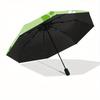 1pc Paw Prints Automatic Open 8-Rib Windproof Umbrella, Travel & Commuting, Suitable for All Seasons