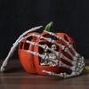 1 Pairs Halloween Decoration Props Halloween Decoration Realistic Life Size Skeleton Hands Plastic Human Hand Bone Plastic Hands