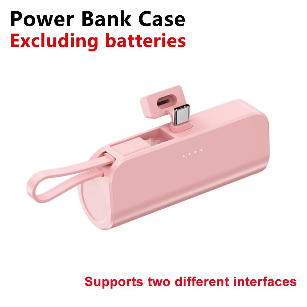 Schweißfreies 1-Zellen 18650/21700 Akku Powerbank Gehäuse 18650 Akkubox DIY Mobile Stromversorgung Box Kit Geeignet für Typ-C
