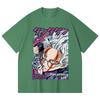 230 g/m² 100% Baumwolle Dandadan V18 Okarun Print Unisex Schweres Baumwoll-T-Shirt
