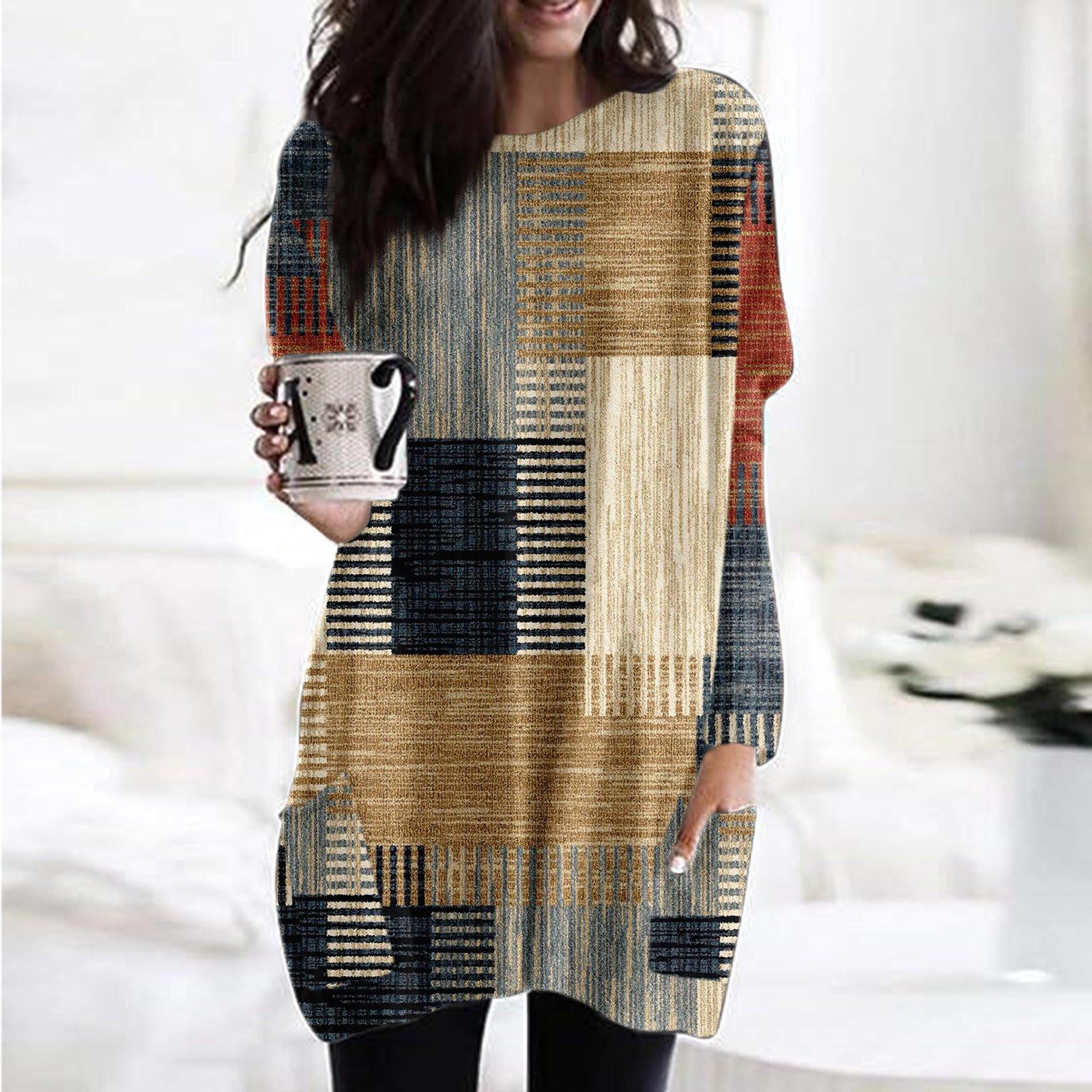 

Женские футболки с принтом на кармане, с длинным рукавом, для повседневной носки и выходных, с круглым вырезом, стандартного кроя, весенние и с круглым вырезом, Женские длинные топы S