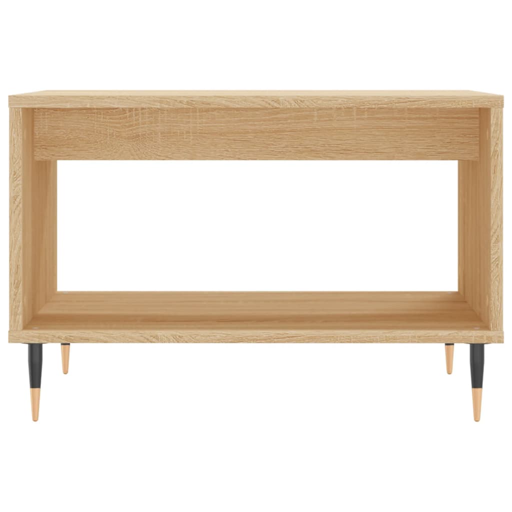 Coffee Table, Sonoma Oak, 60X50X40 Cm, Wood-Based Material