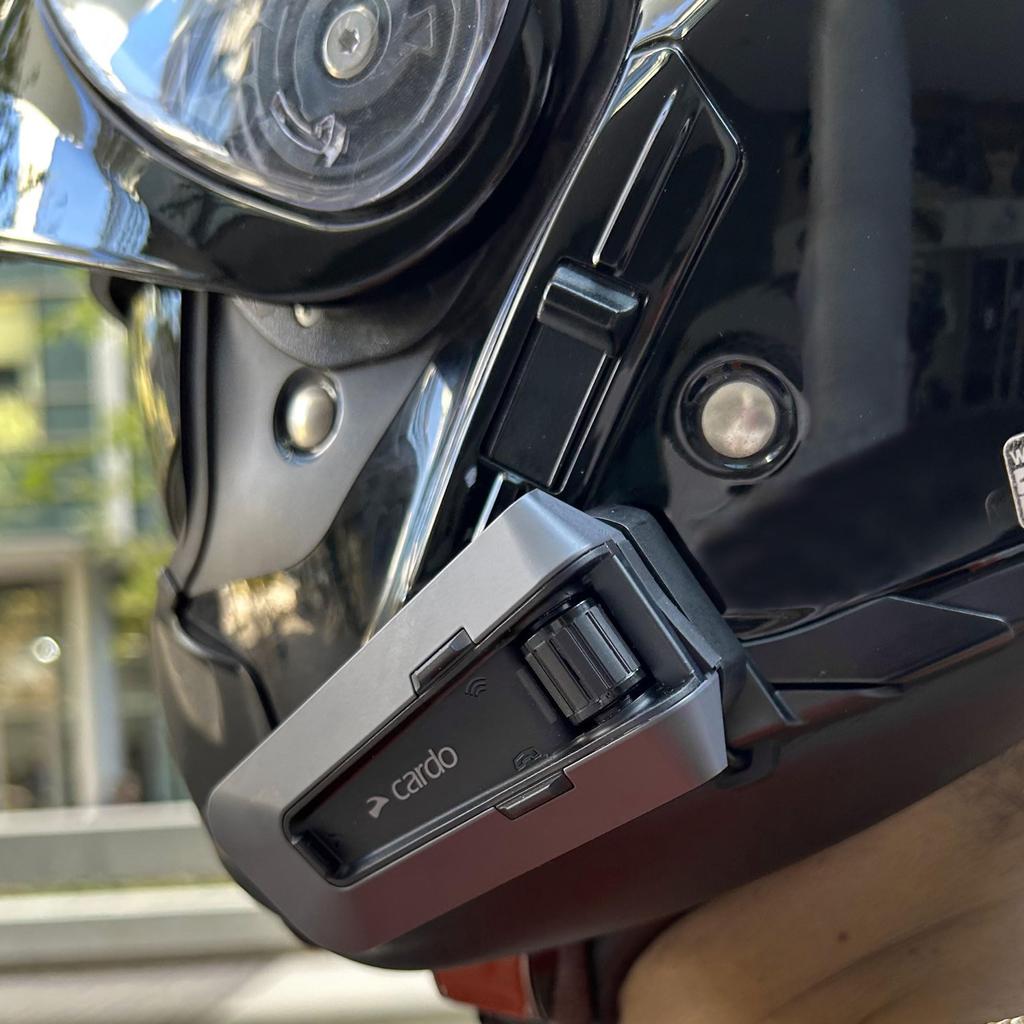 Cardo Helmet Adapter for PACKTALK EDGE and PACKTALK NEO Motorcycle Intercoms, Compatible with SHOEI NEOTEC II, GT-Air II, and J-Cruise II (ACC00021)