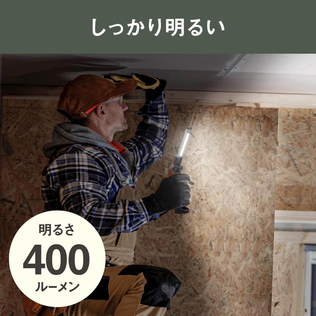 MUSASHI Rechargeable Multi-Light Foldable LED Flashlight Work Light RWL-120