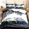Drift Cars Cool Racing Car Bedding Set Single Twin Full Queen King Size Bed Set Adult Boys Bedroom 3D Print Men Boys Gift