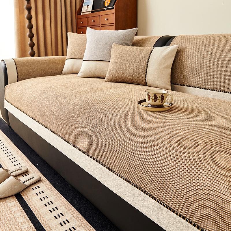 

Новая высокограммовая шенилловая подушка для дивана 2025 года, всесезонная универсальная нескользящая премиальная накидка на подушку сиденья кожаного дивана прямого кроя 30 * 50cm pillow cover