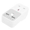 Timer Socket Double Control 2USB Ports Multifunctional Outdoor Timer Outlet for Refrigerator UK Plug