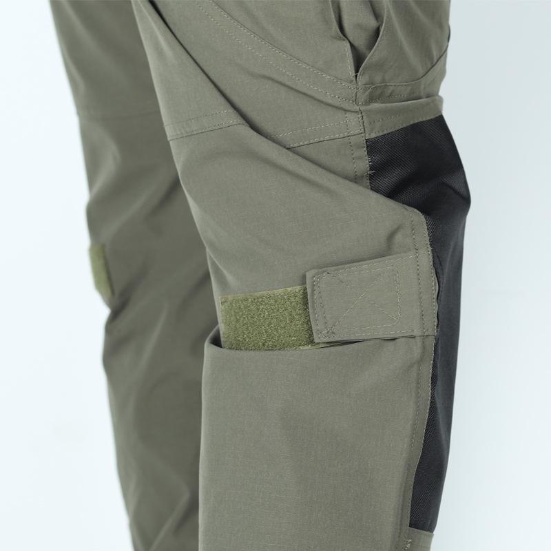 Outdoor Tactical Pants Men Spring Autumn Many Pockets Elastic Waist Mens Military Cargo Pants Waterproof Army Pants For Men No Belt