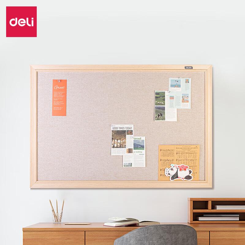 Deli Soft Cork Fabric Message Board