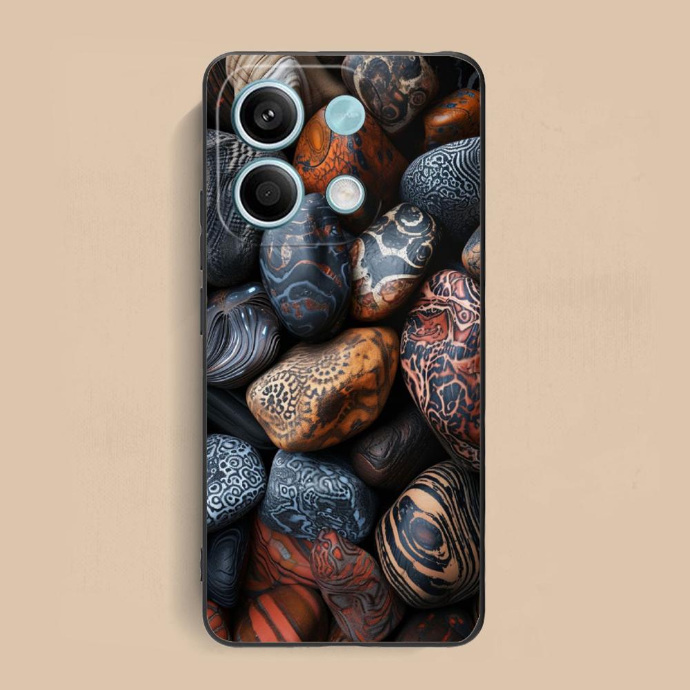 

Aesthetic Stones Mobile Phone Case for Xiaomi Redmi Note 14 13 12 11 S Pro Plus 4G 5G Colorful Printing Cover Smartphone Pretty Redmi Note 11S 4G