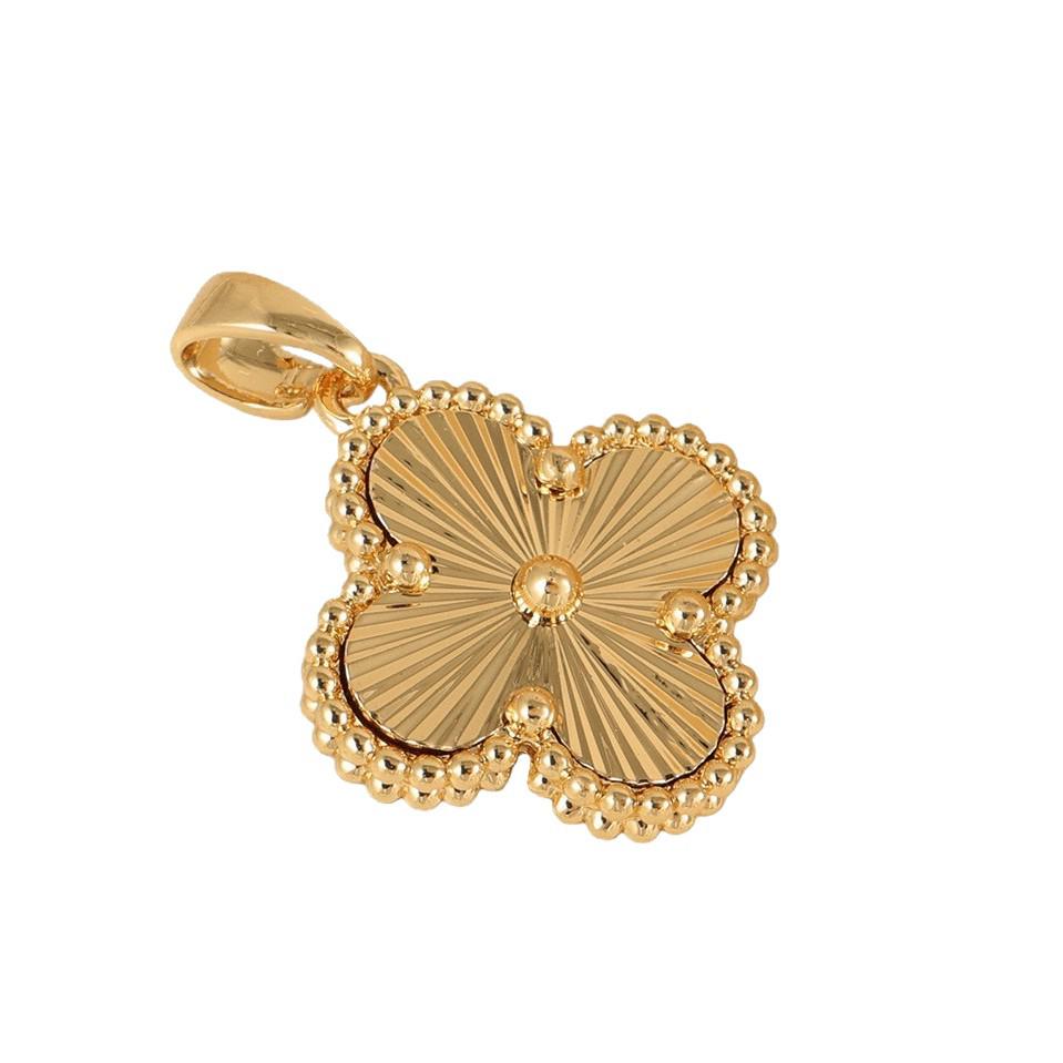 Exquisite Four-Leaf Clover Pendant Necklace - Elegant, Lucky Style Jewelry Accessory