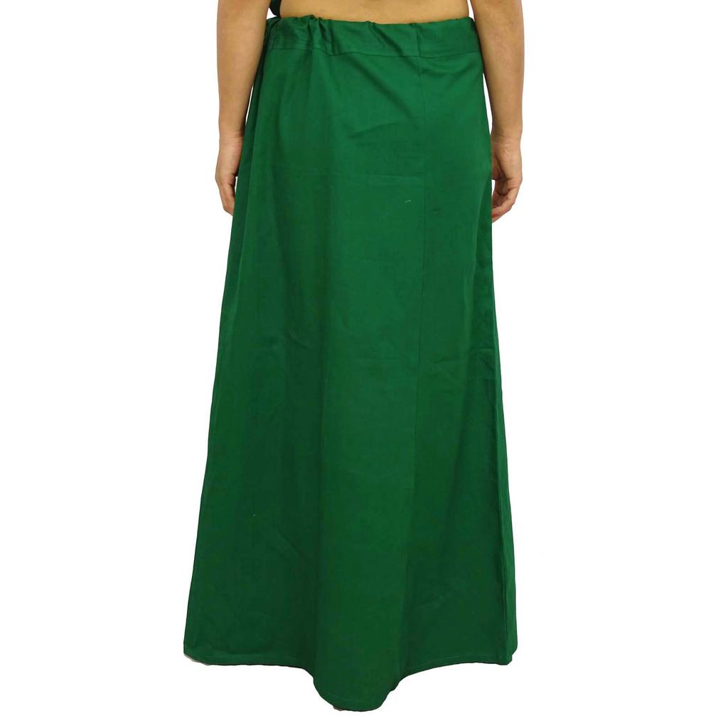 Cotton Saree Petticoat Underskirt Bollywood Indian Lining For Sari Ethnic