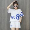 Women's Printed Short Sleeve T-Shirt and Shorts Set Casual Loose Two Piece Summer Outfit