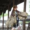 Jacquard tassel shawl spring and autumn thickened large cotton and linen women's shawl scarf dual-purpose