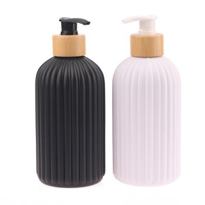 1 szt. Dozownik do mydła 500 ml z pompką, Napełniana butelka na szampon, Pusta butelka, Pojemnik na płyn do mycia rąk, ciała, balsam, do kuchni, łazienki