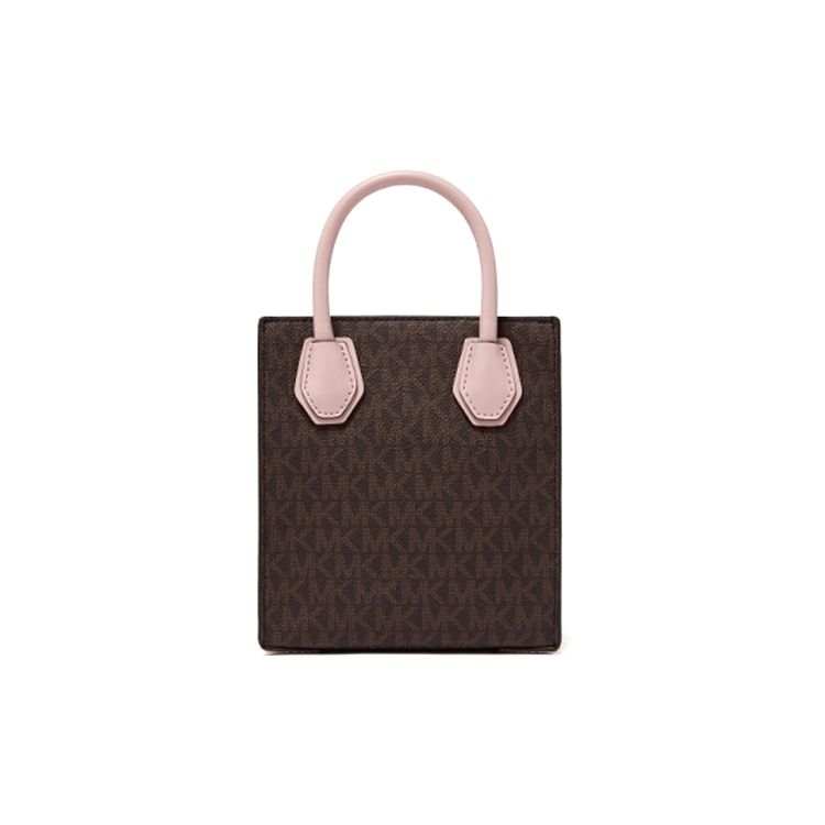 Michael Kors Mk Mercer Monogram Farbblock Logo Lederstoff Akkordeon-Tasche Mini Damen Handtaschen 35T1GM9C0I-648
