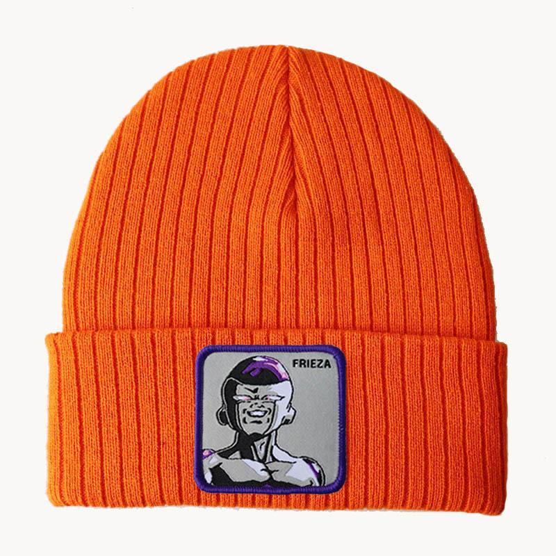 Anime Cartoon Dragon Ball Series Knitted Hat, Woolen Hat, Hip-Hop Ski Pullover Hat, Gohan Goku for Men and Women