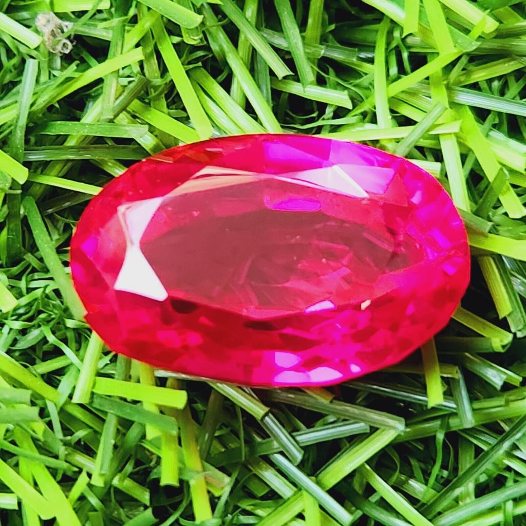 50.00 Ct Natural Mozambique Pink Sapphire Oval Cut Certified Loose Gemstone